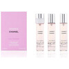 Chanel Chance Eau Tendre edt 60ml (1x20ml täytettävä + 2x20ml täyttö)