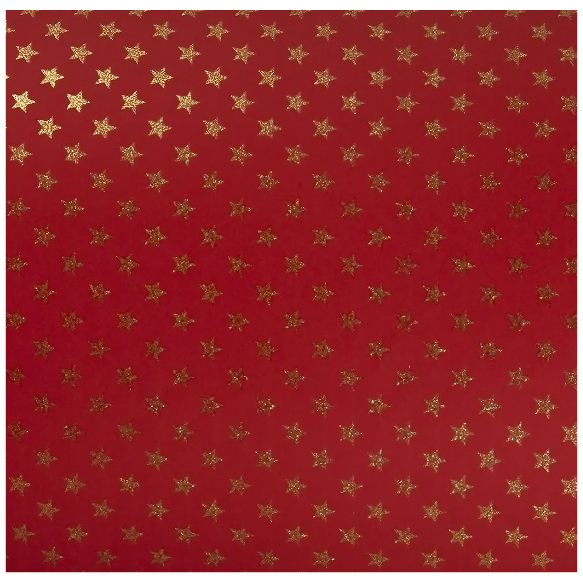 Gift wrapping paper red with golden stars