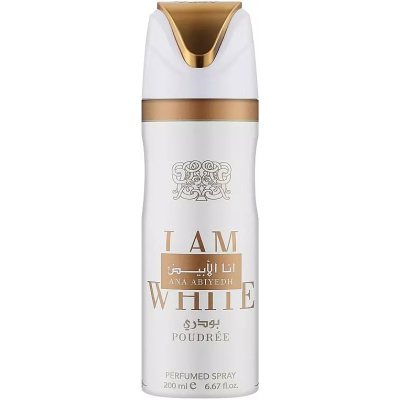 Lattafa Perfumes Ana Abiyedh Poudree Deodorant Spray 200ml
