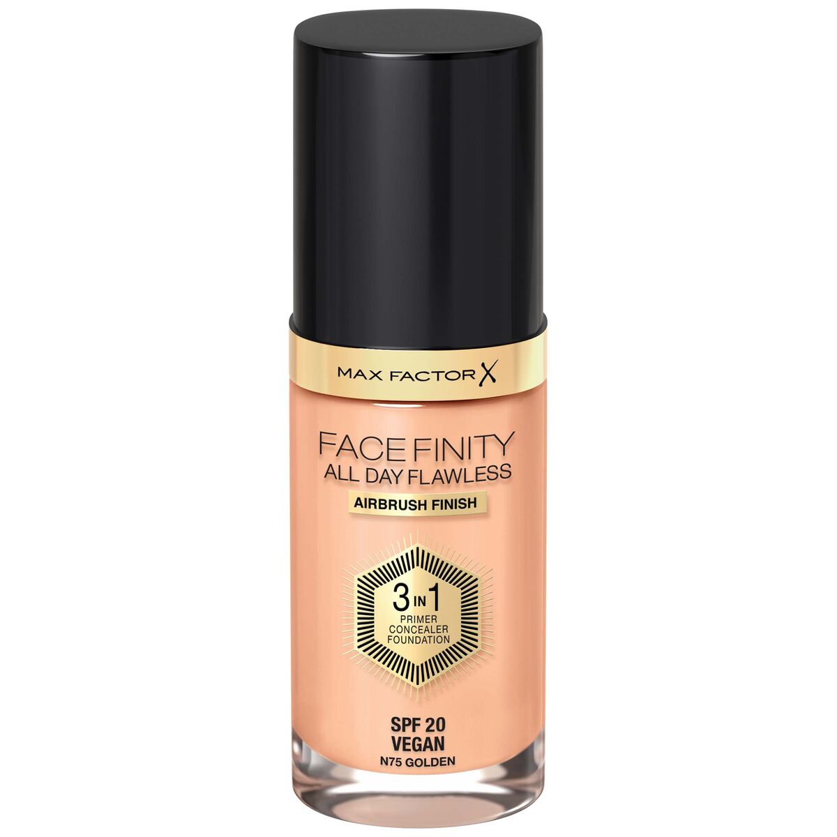 Max Factor Facefinity All Day Flawless 3 In 1 Foundation N75 Golden 30ml