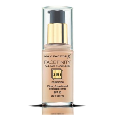 Max Factor Facefinity All Day Flawless 3 In 1 Foundation 40 Light Ivory 30ml