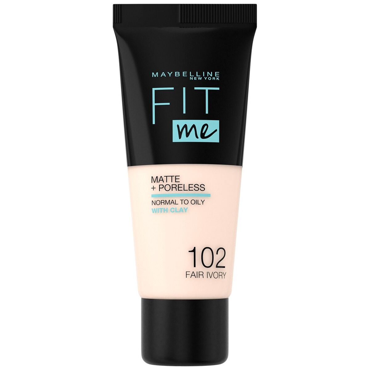 Maybelline Fit Me Matte + Poreless Foundation 102 Fair Ivory